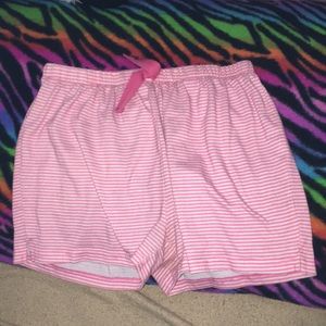 Carter’s | Pink & White Striped Pajama Shorts